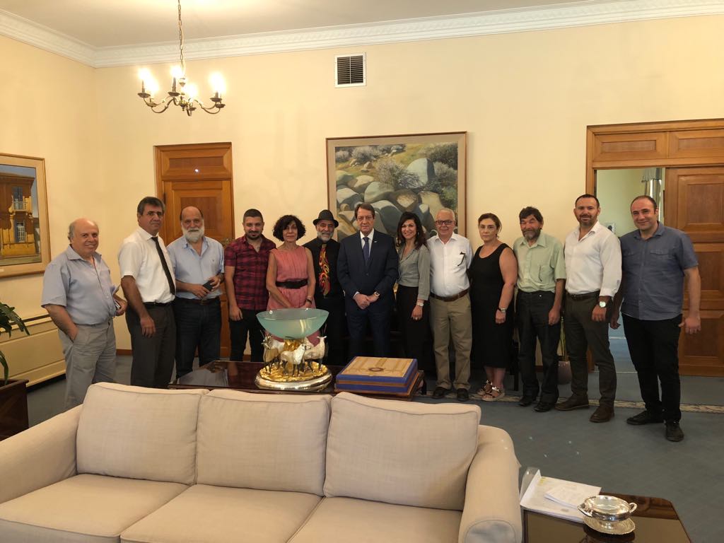 İki Toplumlu Barış İnisiyatifi, Kıbrıs Cumhuriyeti Cumhurbaşkanı Nikos Anastasiadis’i ziyaret etti