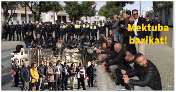 Sendikal Platform’un Elçilik önündeki eylemine polis barikatı!