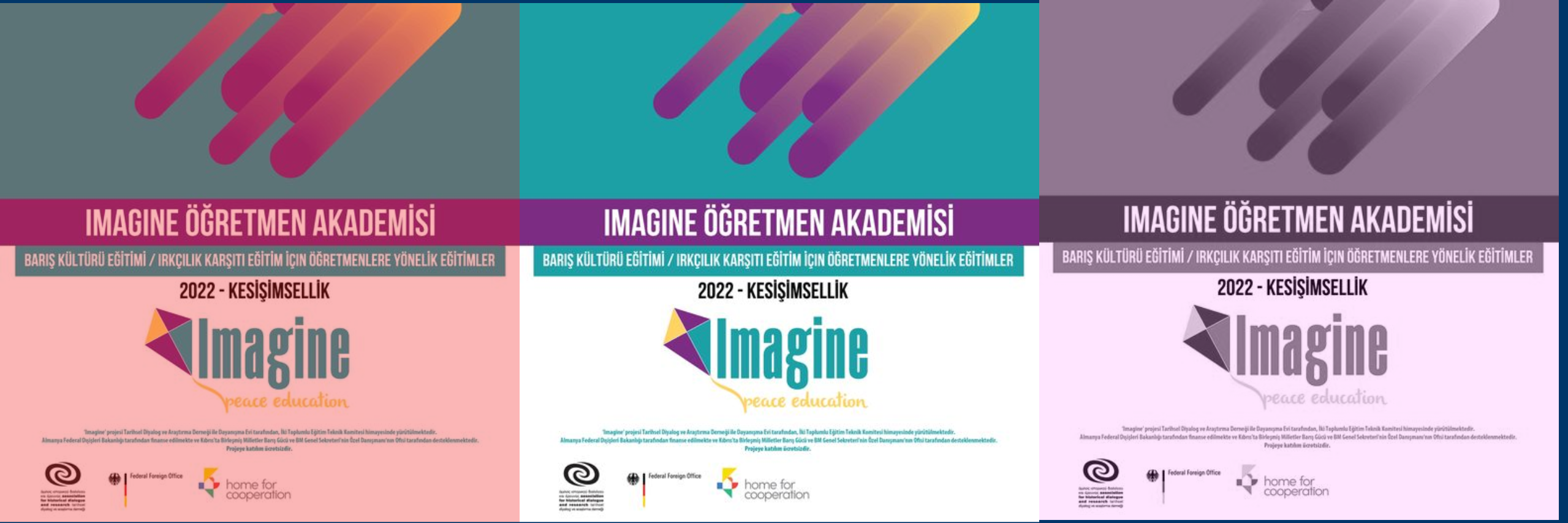 ‘Imagine’ projesi kapsamında, farklı bölgelerde öğretmenlere yönelik eğitimler gerçekleştirilecektir.