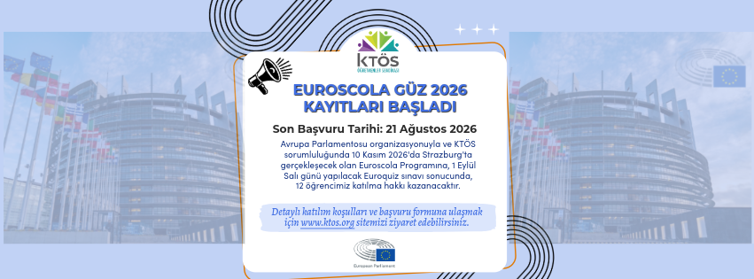 Euroscola Kasım 2026 Programı için Kayıtlar Başladı