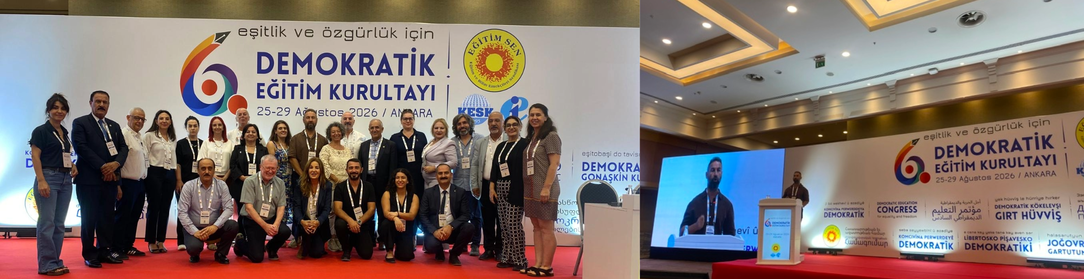 KTÖS’ten , Eğitim Sen 6. Demokratik Eğitim Kurultayı’nda “dayanışma ve ortak mücadele” vurgusu